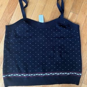 New with tags Anthropologie tank top! 
Super cute never worn size XL